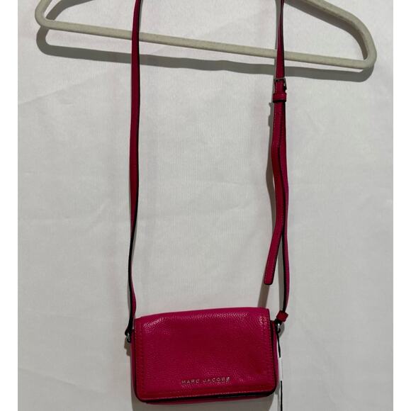 Marc Jacobs Pink Leather Crossbody Bag Cactus Flower New‎ Travel Party Concert - Picture 2 of 8